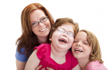 woman and children